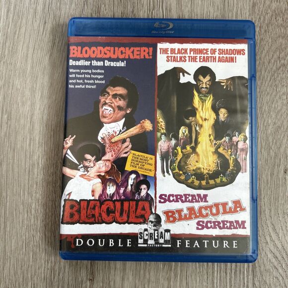 Blacula & Scream Blacula Scream Blu-ray Films Scream Factory Blaxploitation OOP